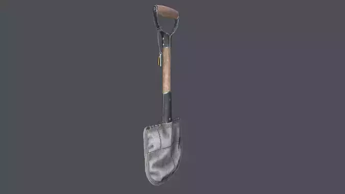 Shovel Low-poly 3D model