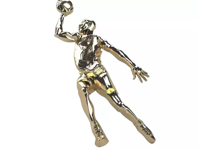 basketball player pendant 3D print model