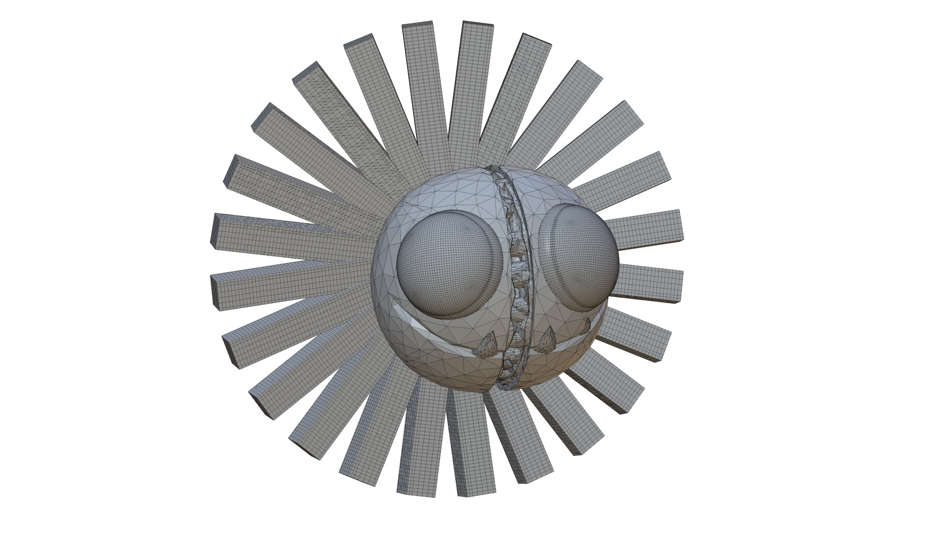 Yarnaby head Poppy Playtime 4 Low-poly 3D model_3