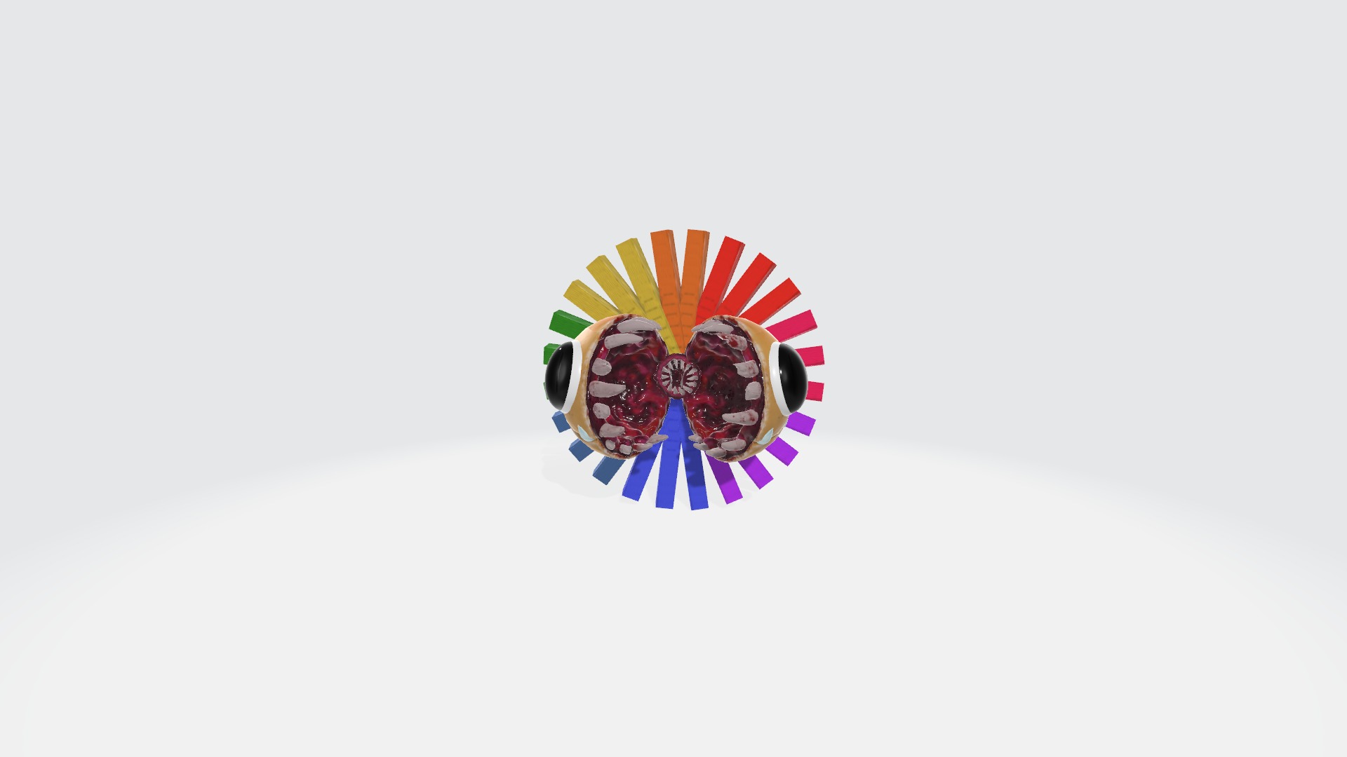 Yarnaby head Poppy Playtime 4 Low-poly 3D model_6