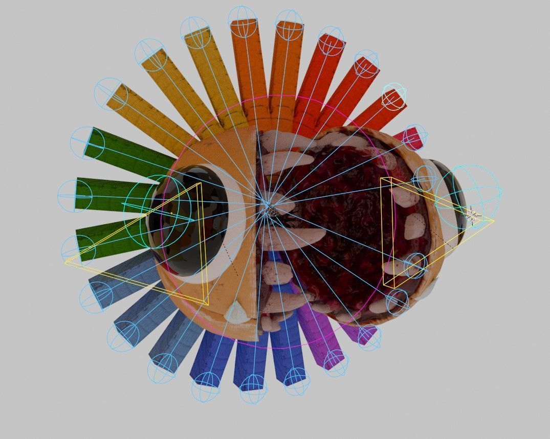 Yarnaby head Poppy Playtime 4 Low-poly 3D model_1