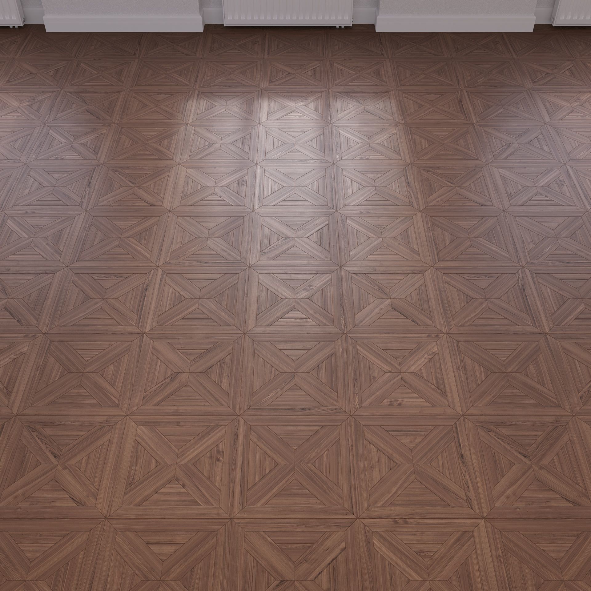 Parquet - Laminate - Wooden floor 4 in 1 Low-poly 3D model_8