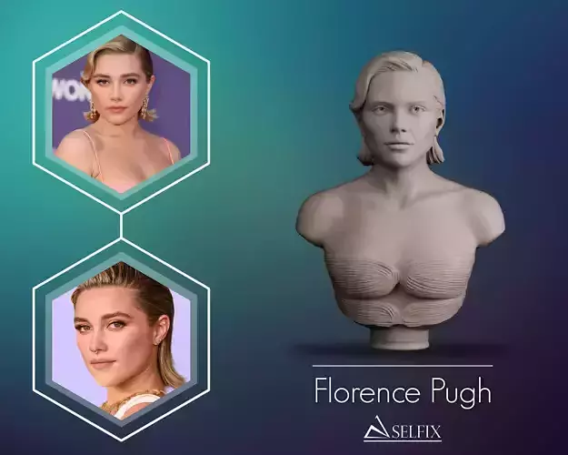 Florence Pugh  bust