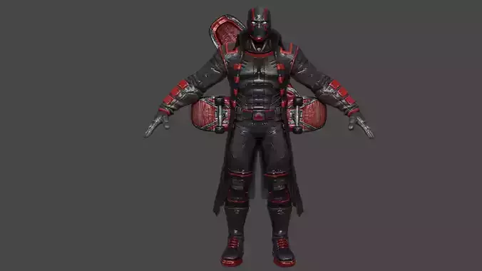 Night Thrasher Low-poly 3D model