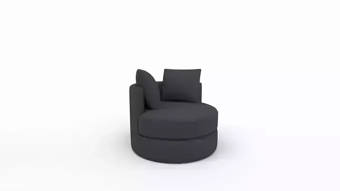 Balboa Upholstered Swivel Armchair