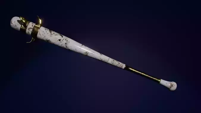 Luxury Baseball Bat Free low-poly 3D model
