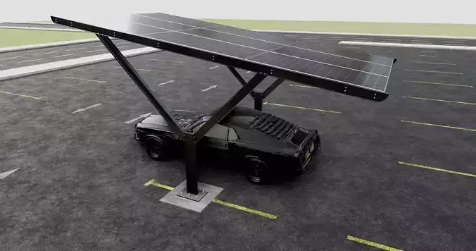 Y TYPE MODERN SOLAR CARPORT TYPE-18