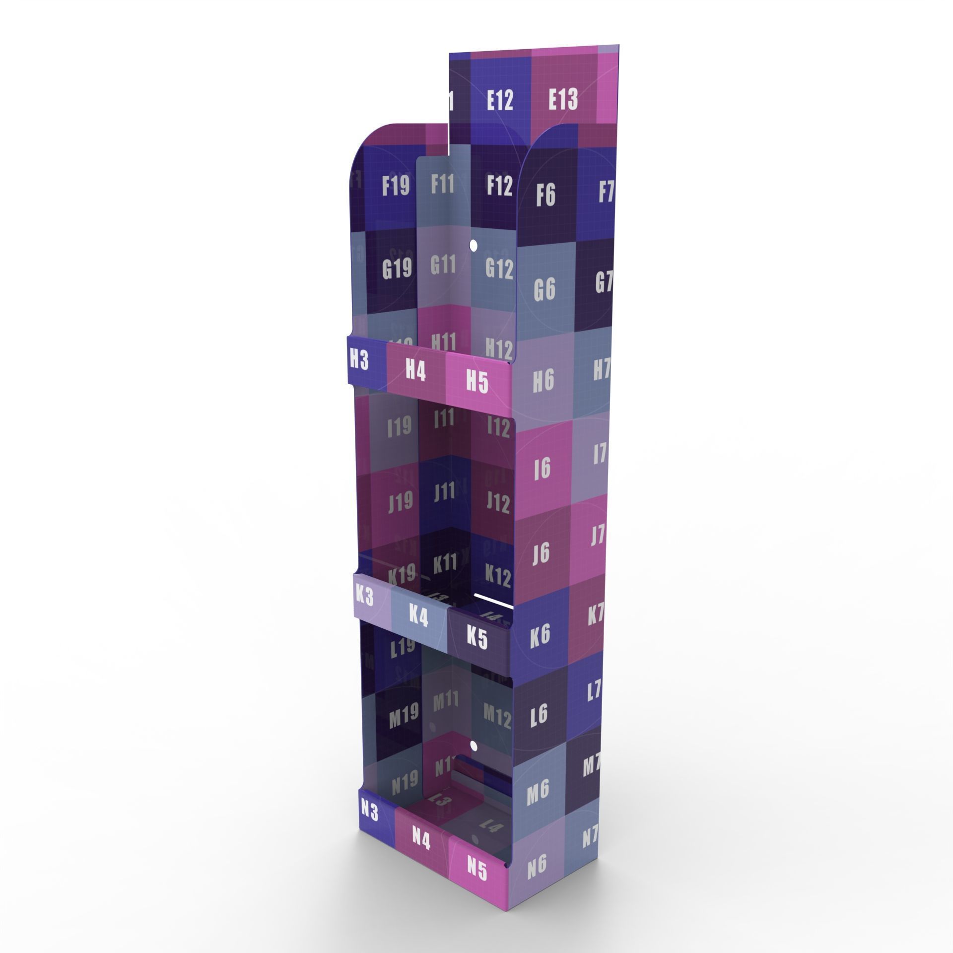 Point of Sale Cardboard Display Stand Texture_8