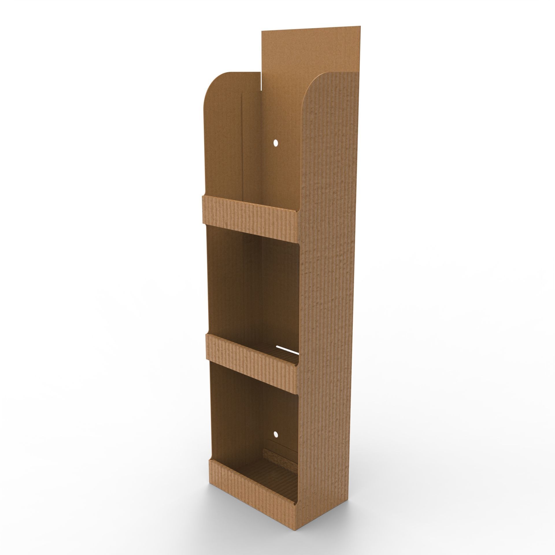 Point of Sale Cardboard Display Stand Texture_2
