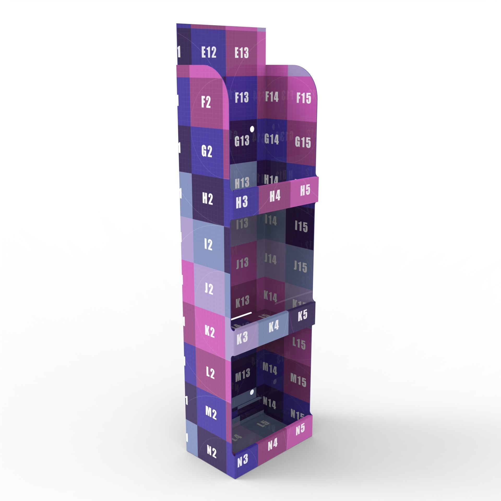 Point of Sale Cardboard Display Stand Texture_6