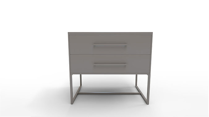 Candelario 2 - Drawer Nightstand 3D model 7