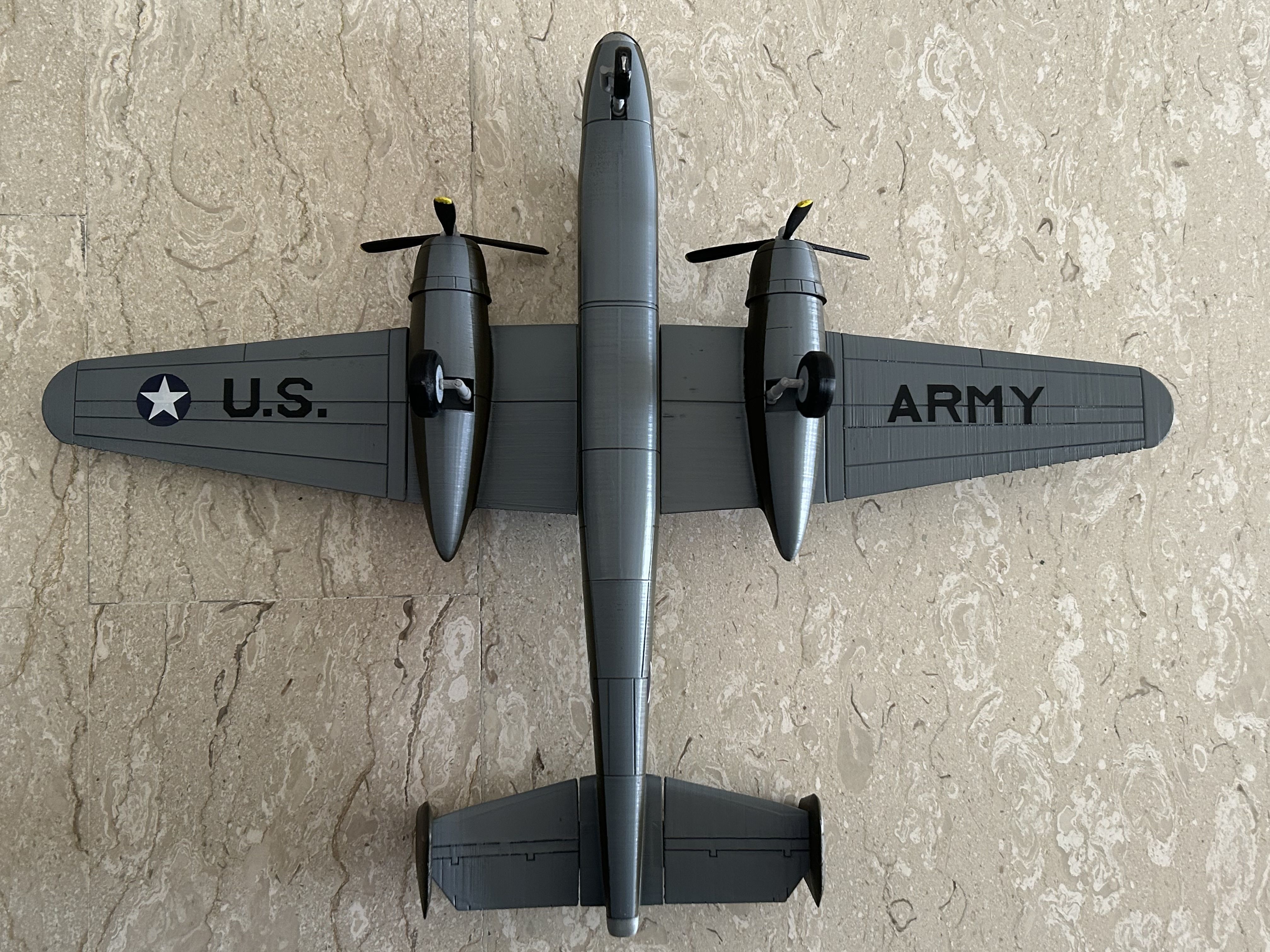 North American B-25 Mitchell 1-48 3D print model_32