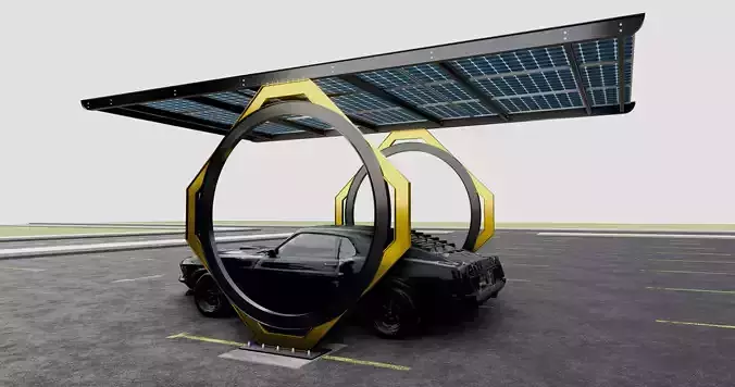 Modern Solar Carport-TEZCAN-Type-1