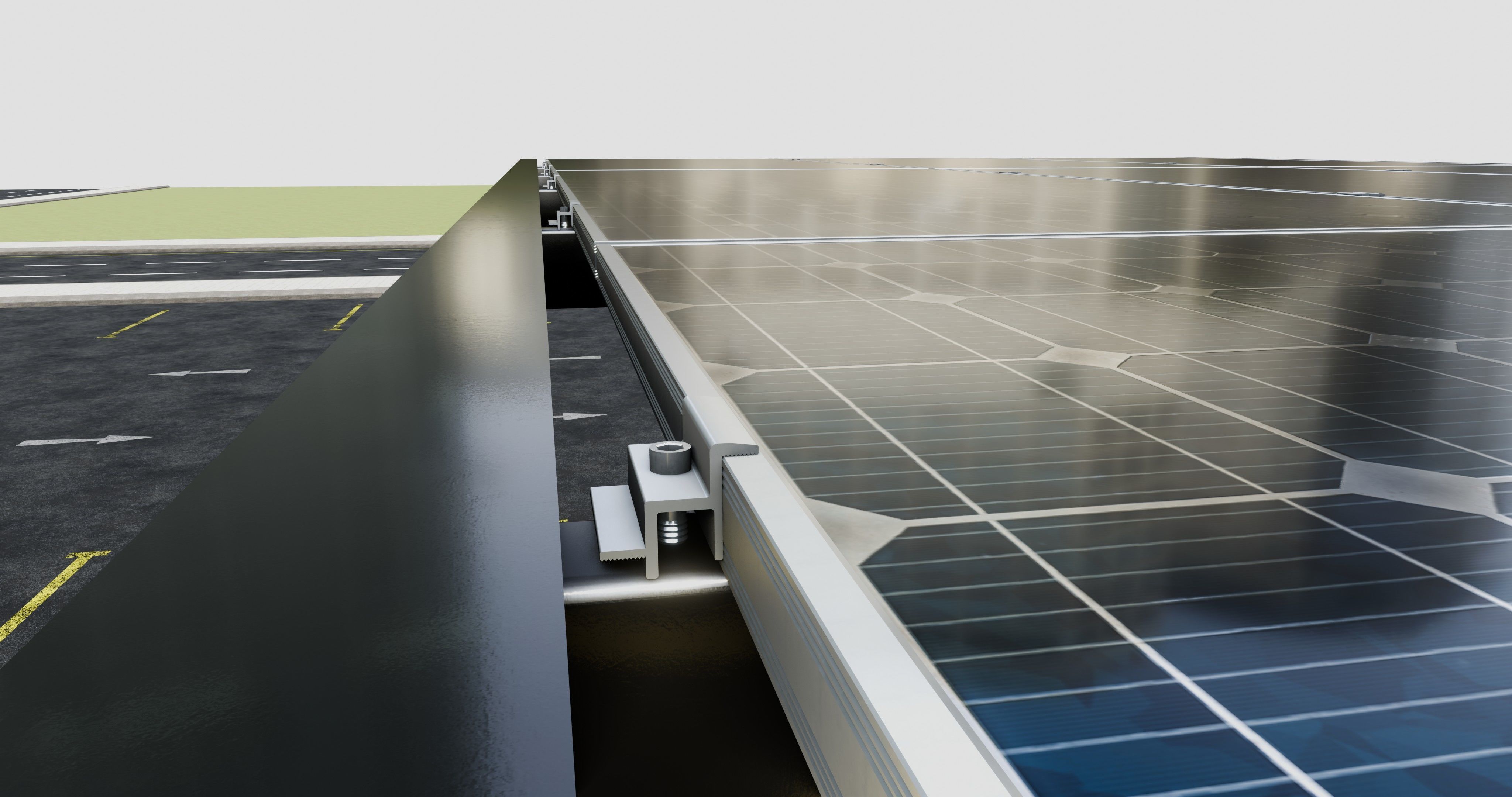 Modern Solar Carport-TEZCAN-Type-2 3D model_8