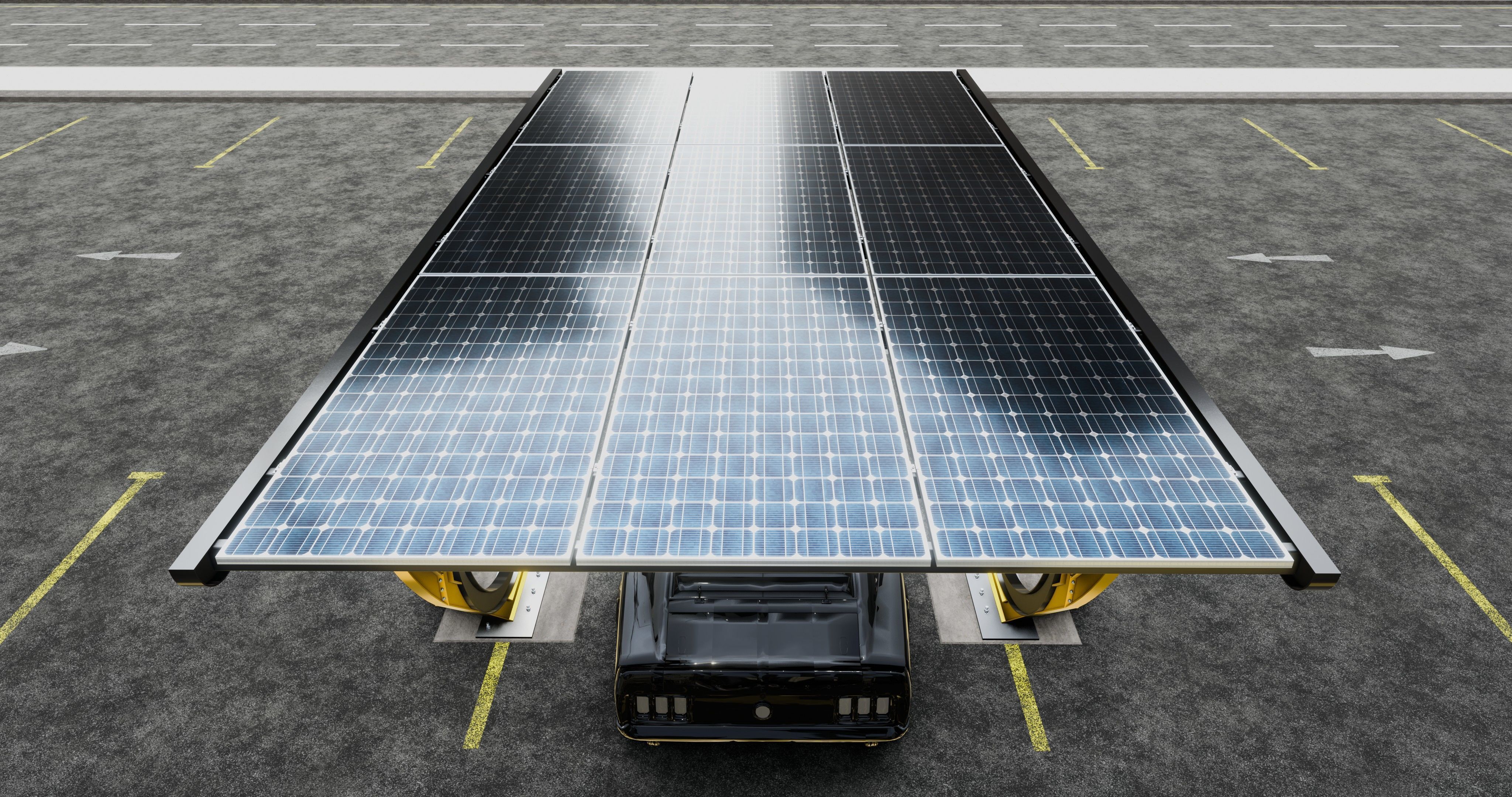 Modern Solar Carport-TEZCAN-Type-2 3D model_17