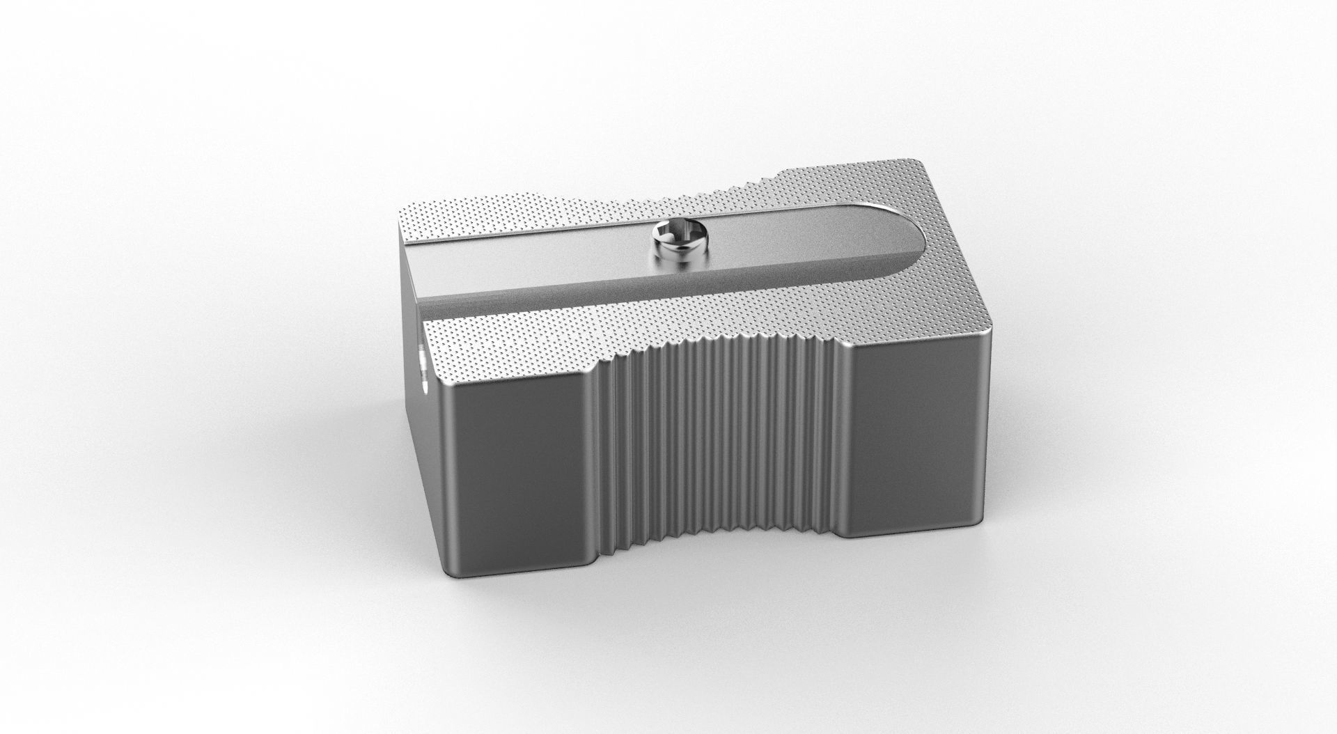 Metal Sharpener one Hole 3D model_6