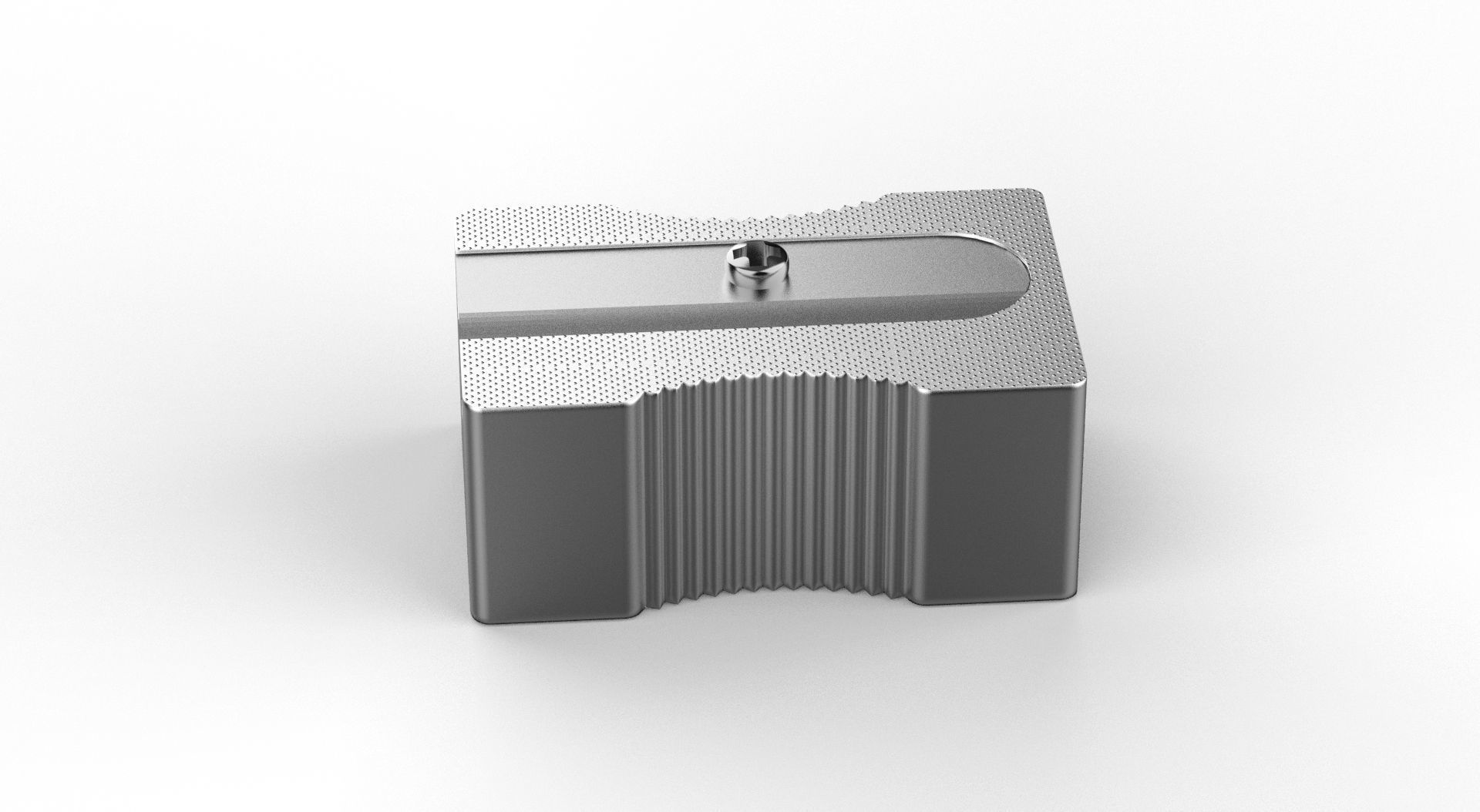 Metal Sharpener one Hole 3D model_19