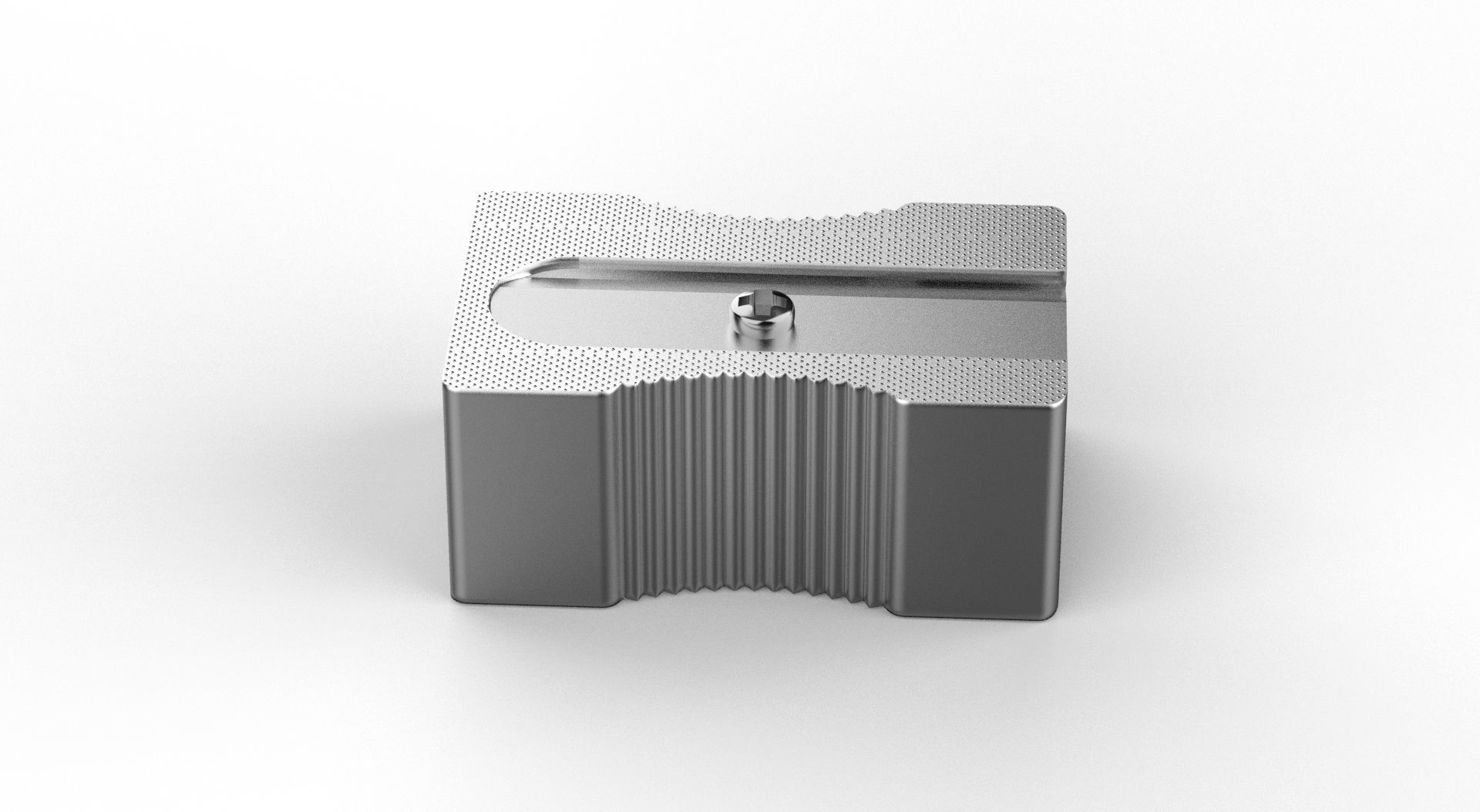 Metal Sharpener one Hole 3D model_56