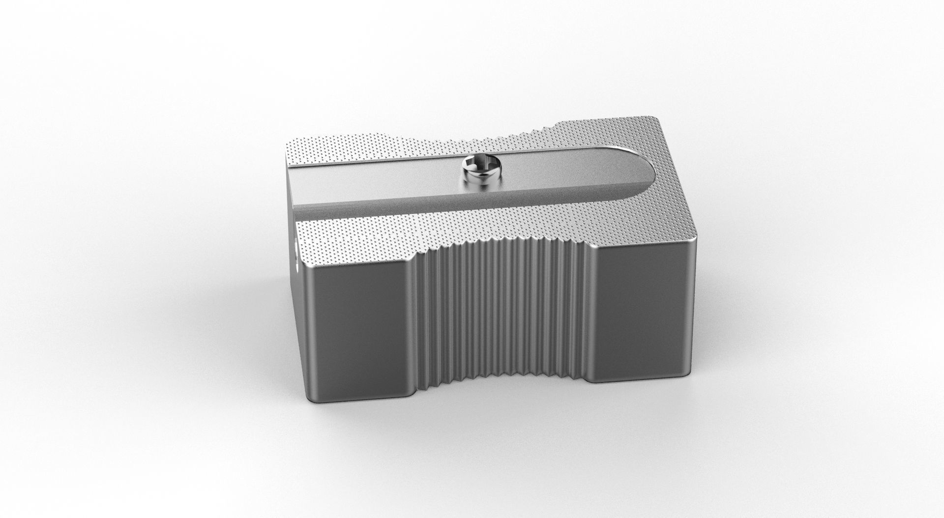 Metal Sharpener one Hole 3D model_14