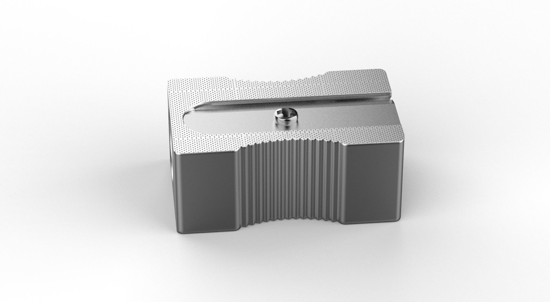 Metal Sharpener one Hole 3D model_41