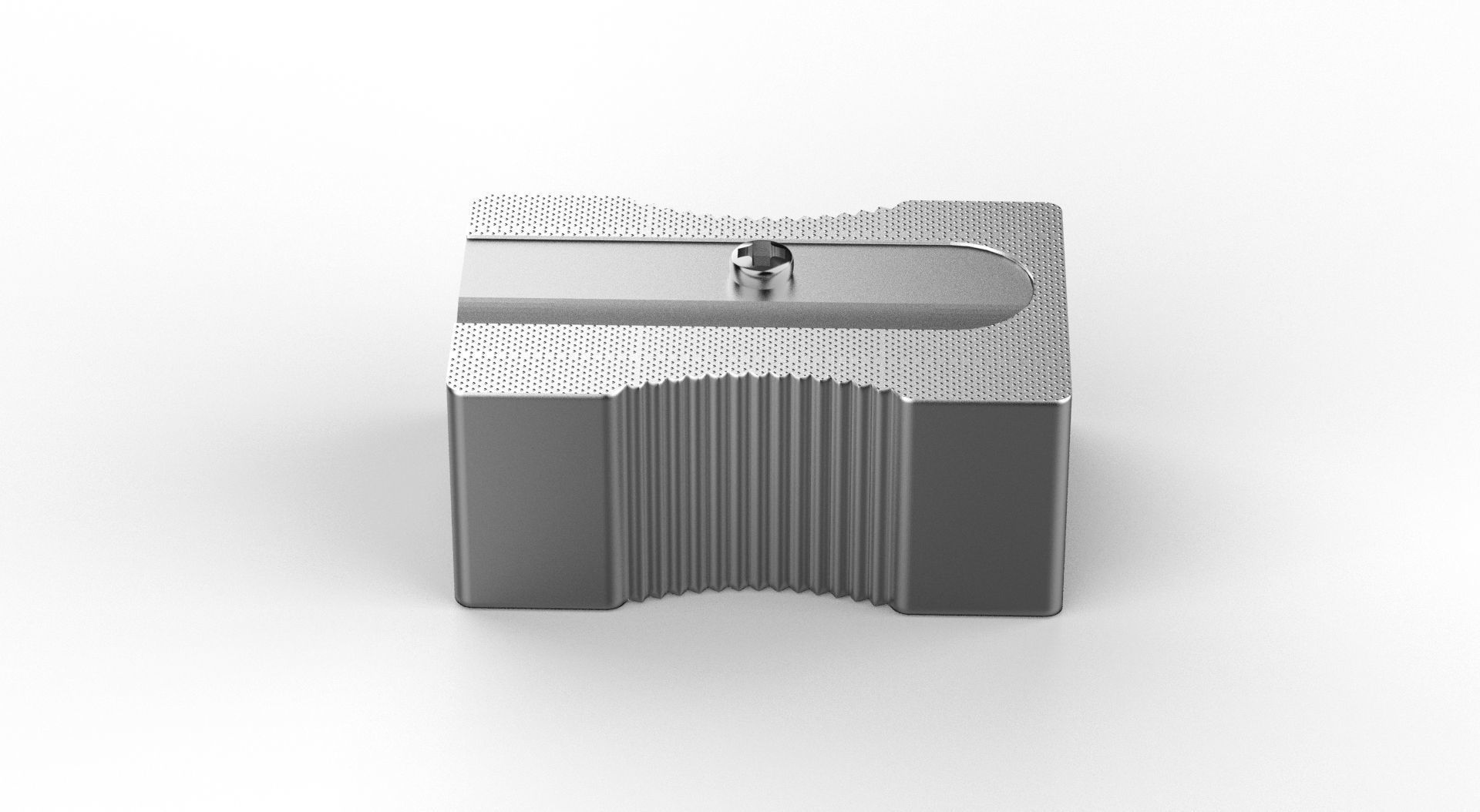 Metal Sharpener one Hole 3D model_9