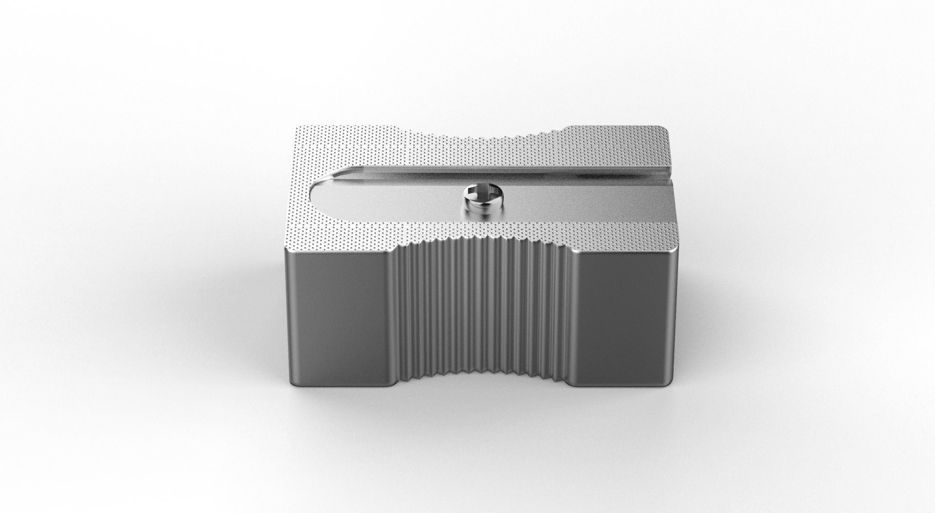 Metal Sharpener one Hole 3D model_40