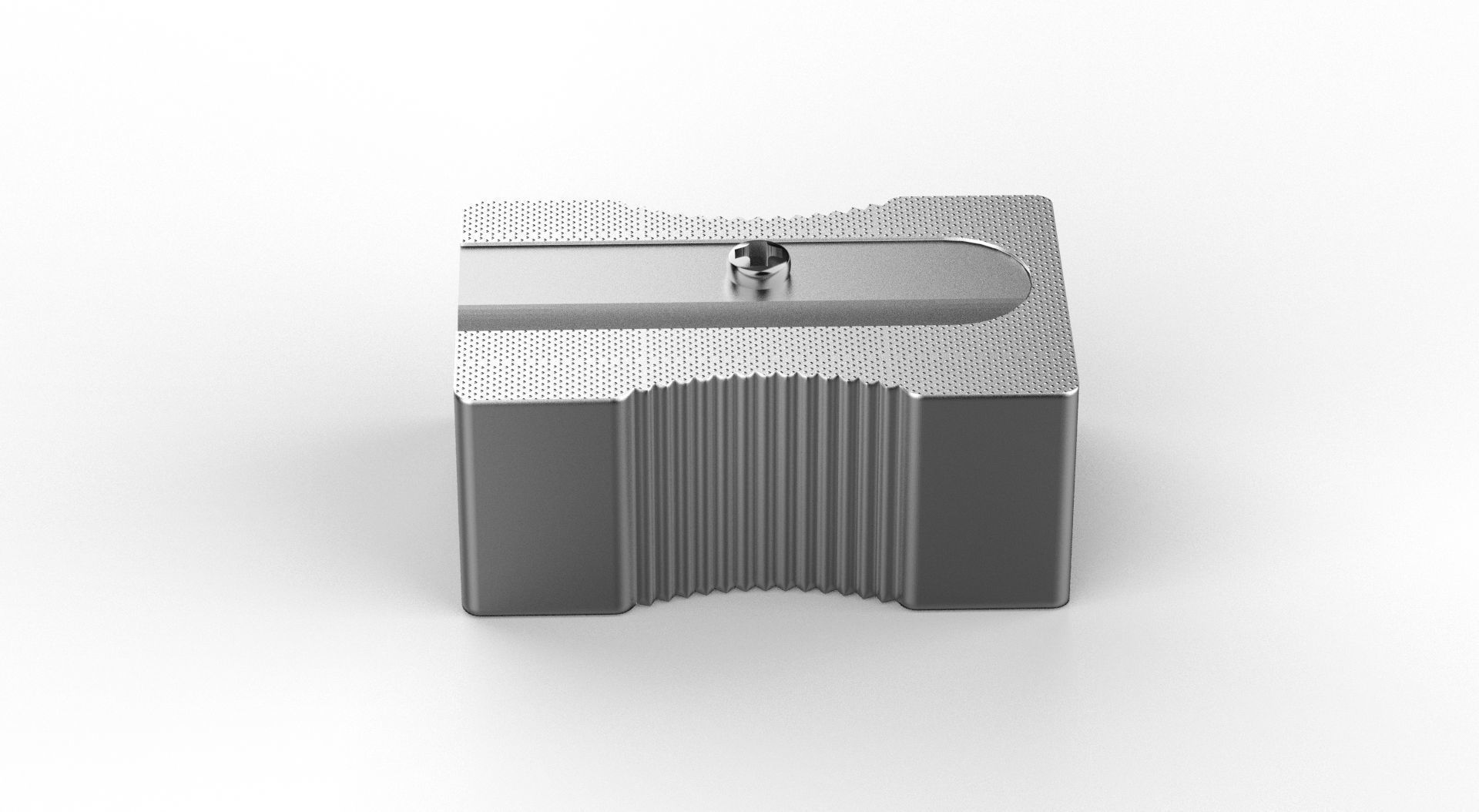 Metal Sharpener one Hole 3D model_7