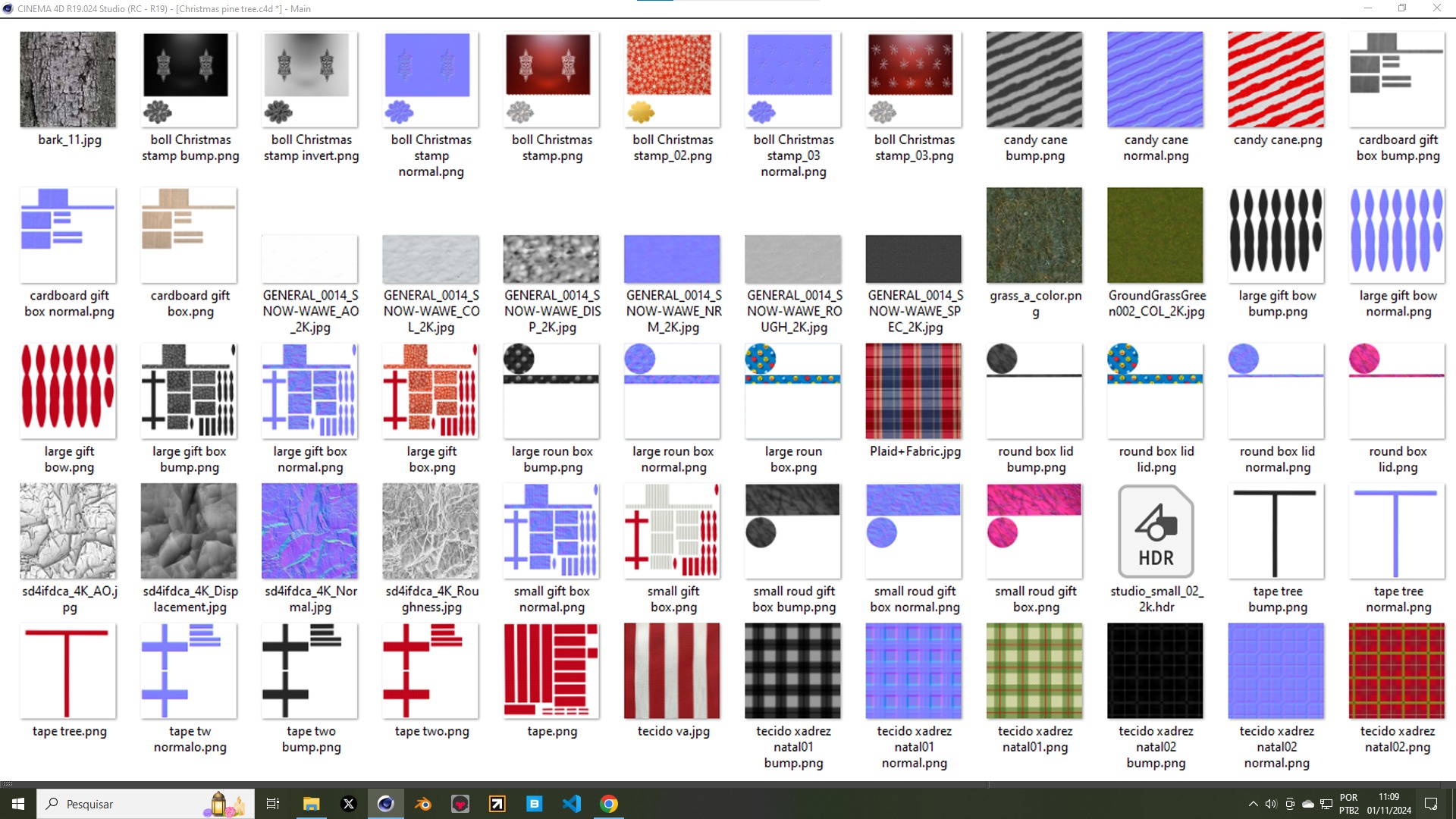 Christmas Pine Tree  3D model_17