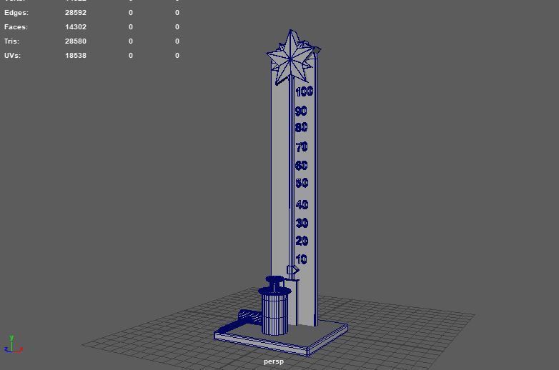 High Striker 3D model_9