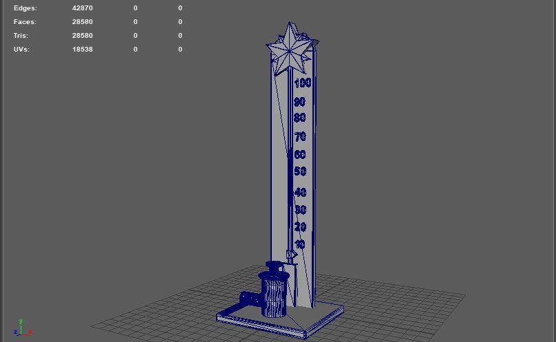 High Striker 3D model_10