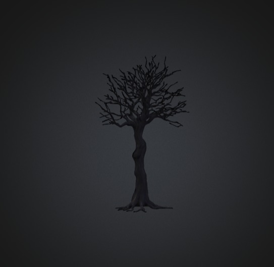 Barren Dead Tree 3D Model 3D model_1