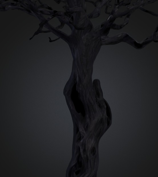 Barren Dead Tree 3D Model 3D model_3