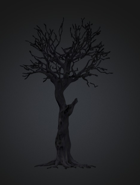 Barren Dead Tree 3D Model 3D model_2