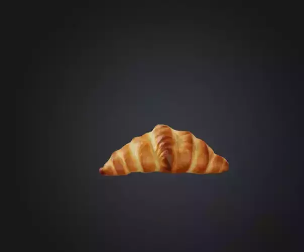 3D Realistic Croissant 