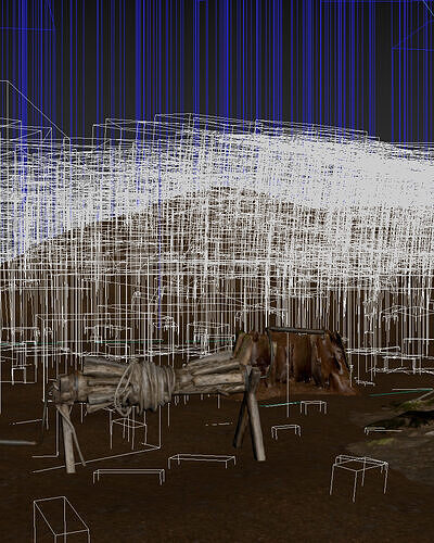 Secluded Forest Cabin 3D model 5