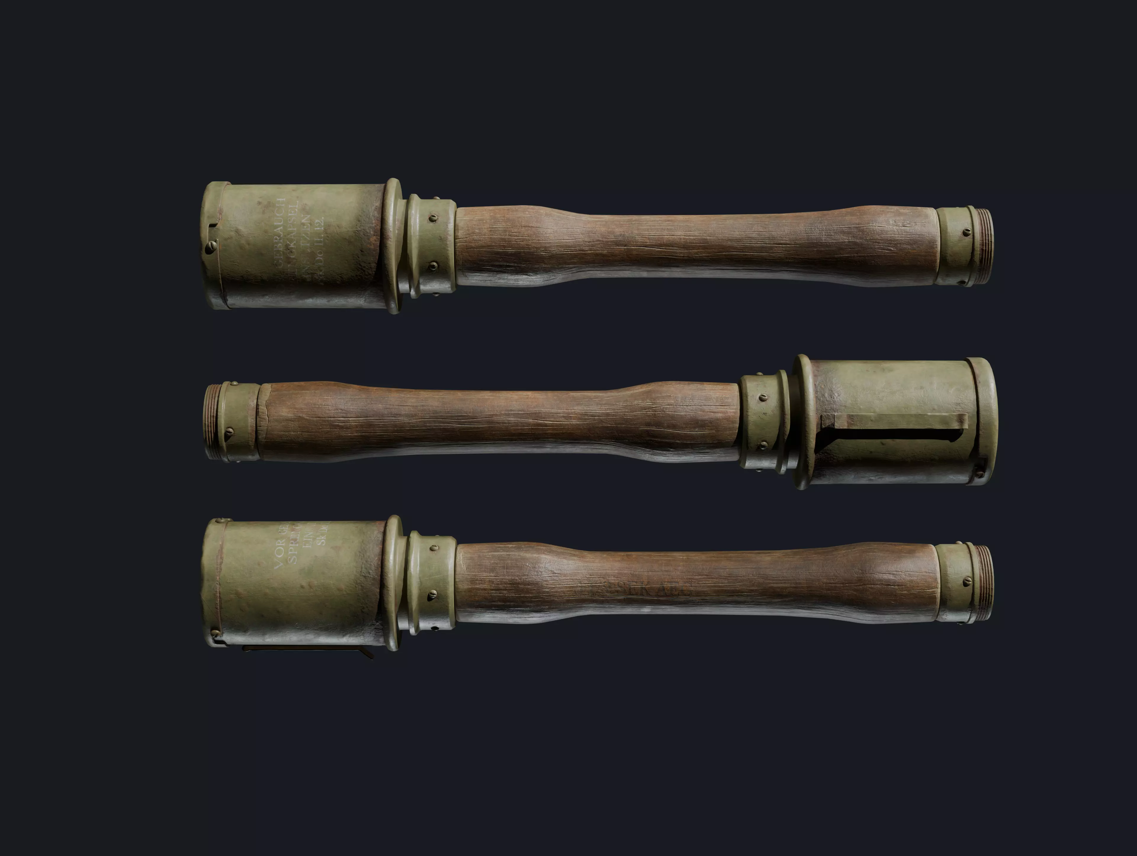 M24 Grenade  Low-poly 3D model_0