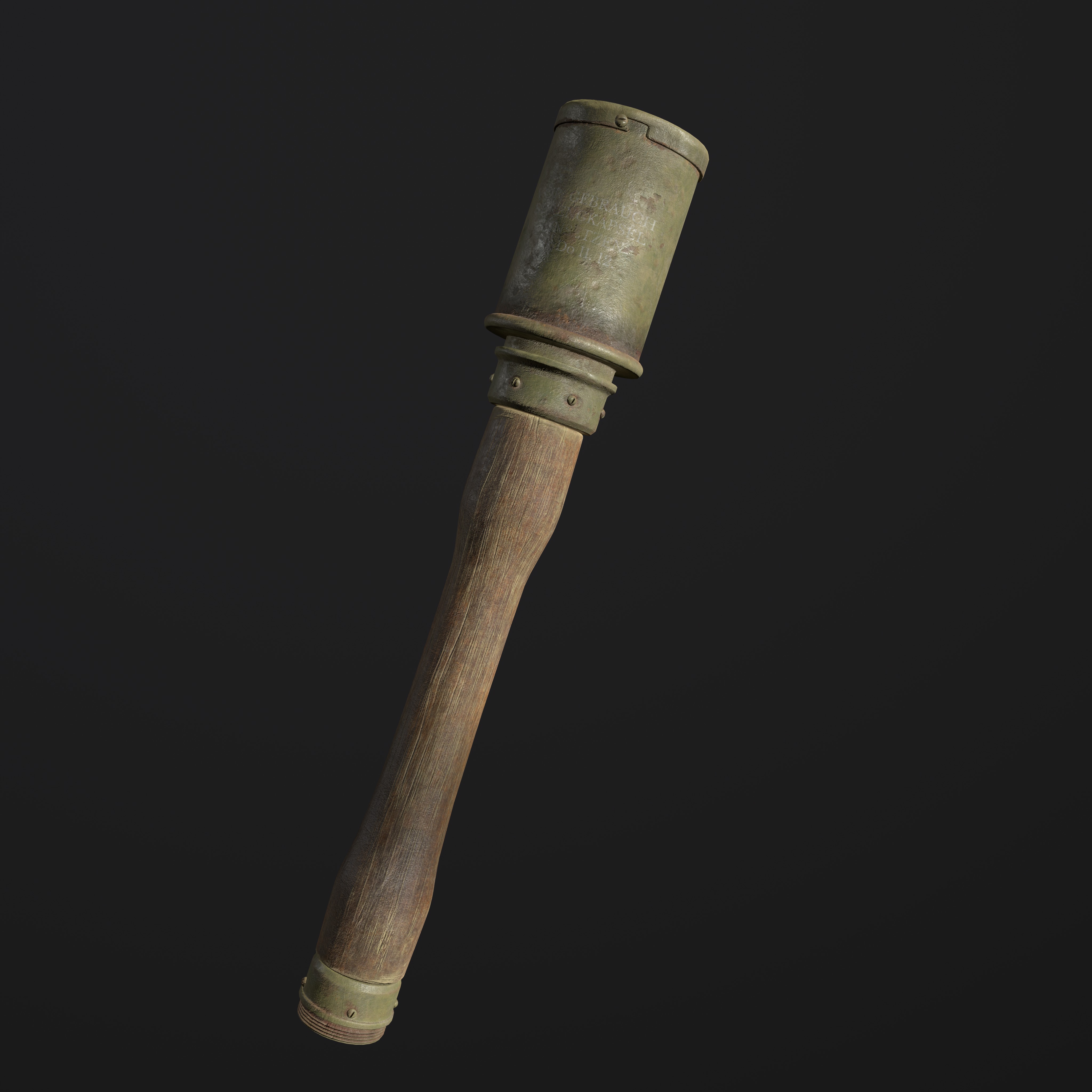 M24 Grenade  Low-poly 3D model_6