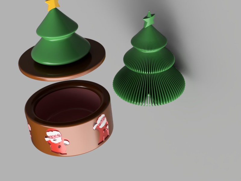 Spiral Christmas Tree 3D print model_3