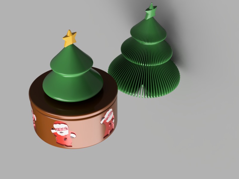 Spiral Christmas Tree 3D print model_2