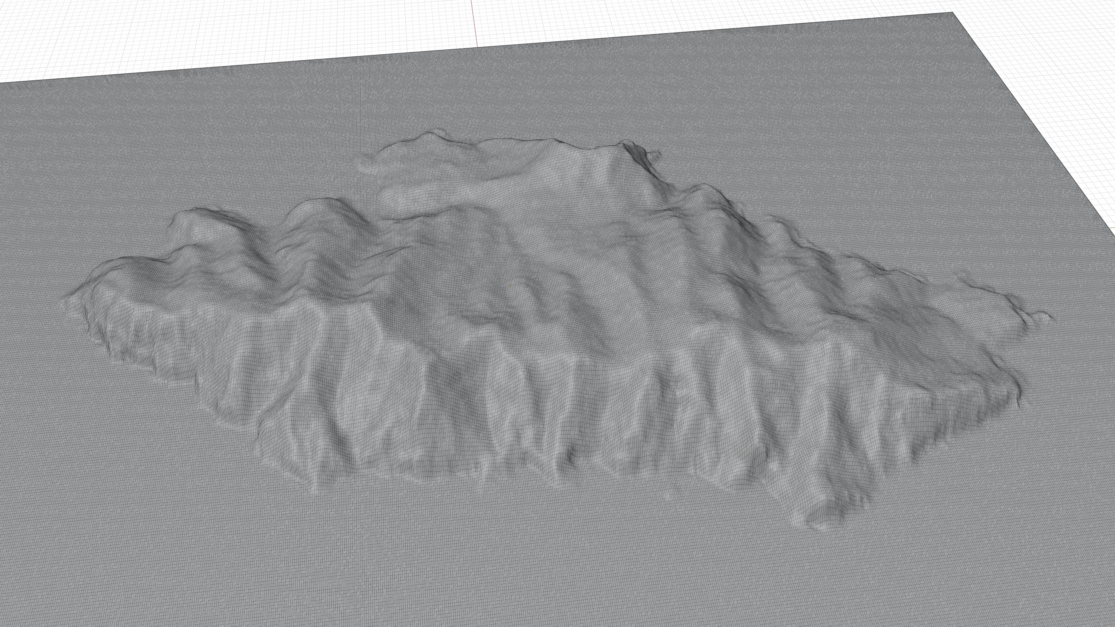 Capraia island 3d model terrain Low-poly 3D model_4