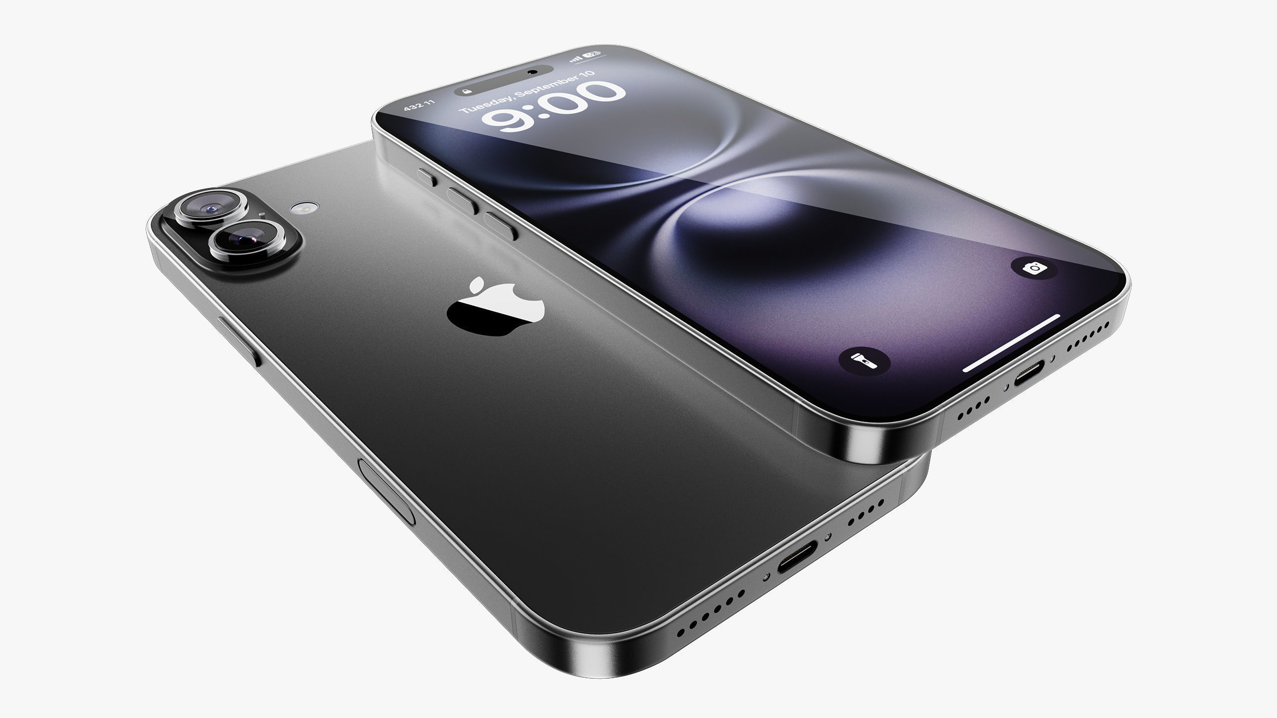 Apple iPhone 16 - 16 Plus Black Collection 3D model_15