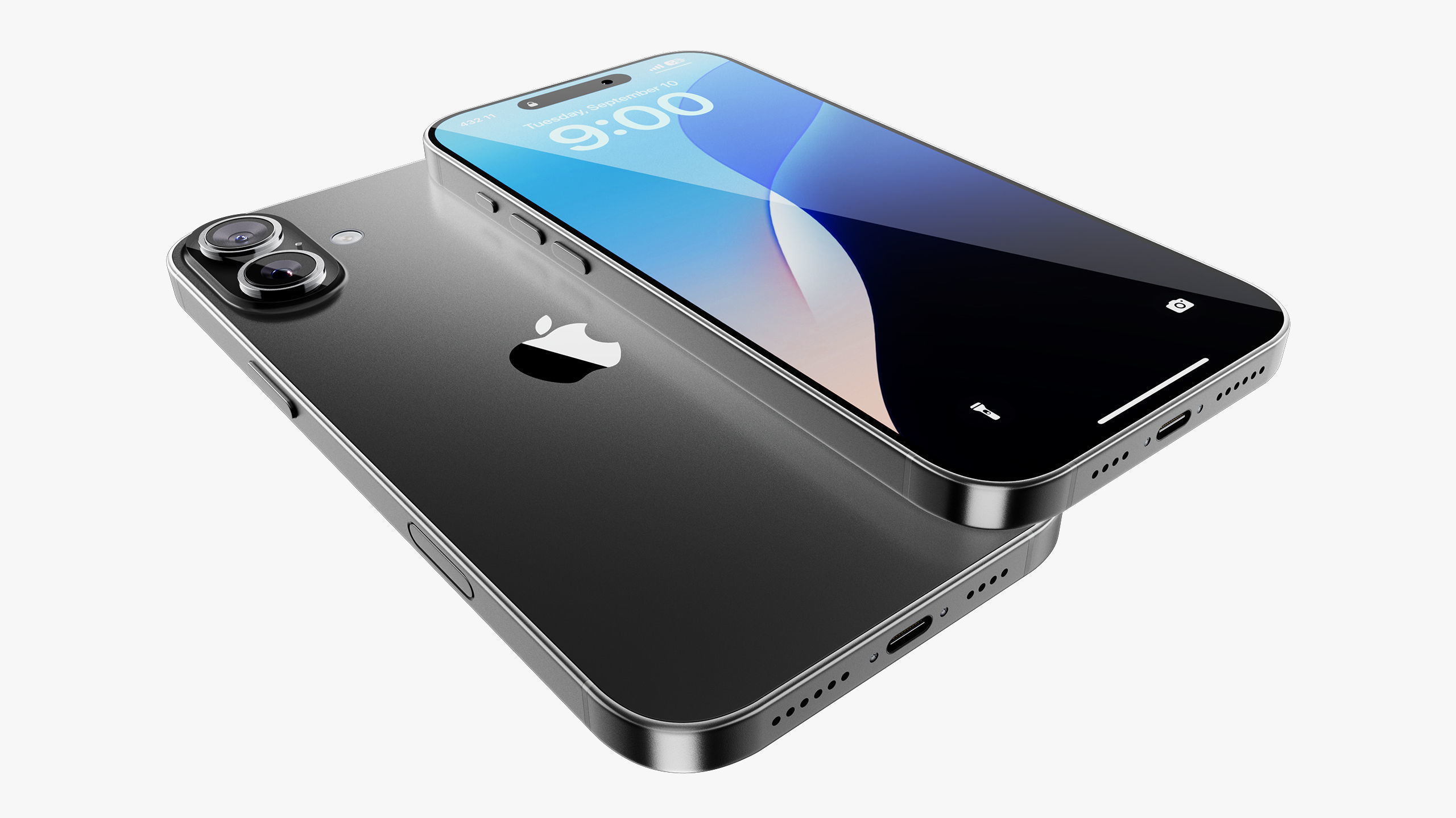 Apple iPhone 16 - 16 Plus Black Collection 3D model_23