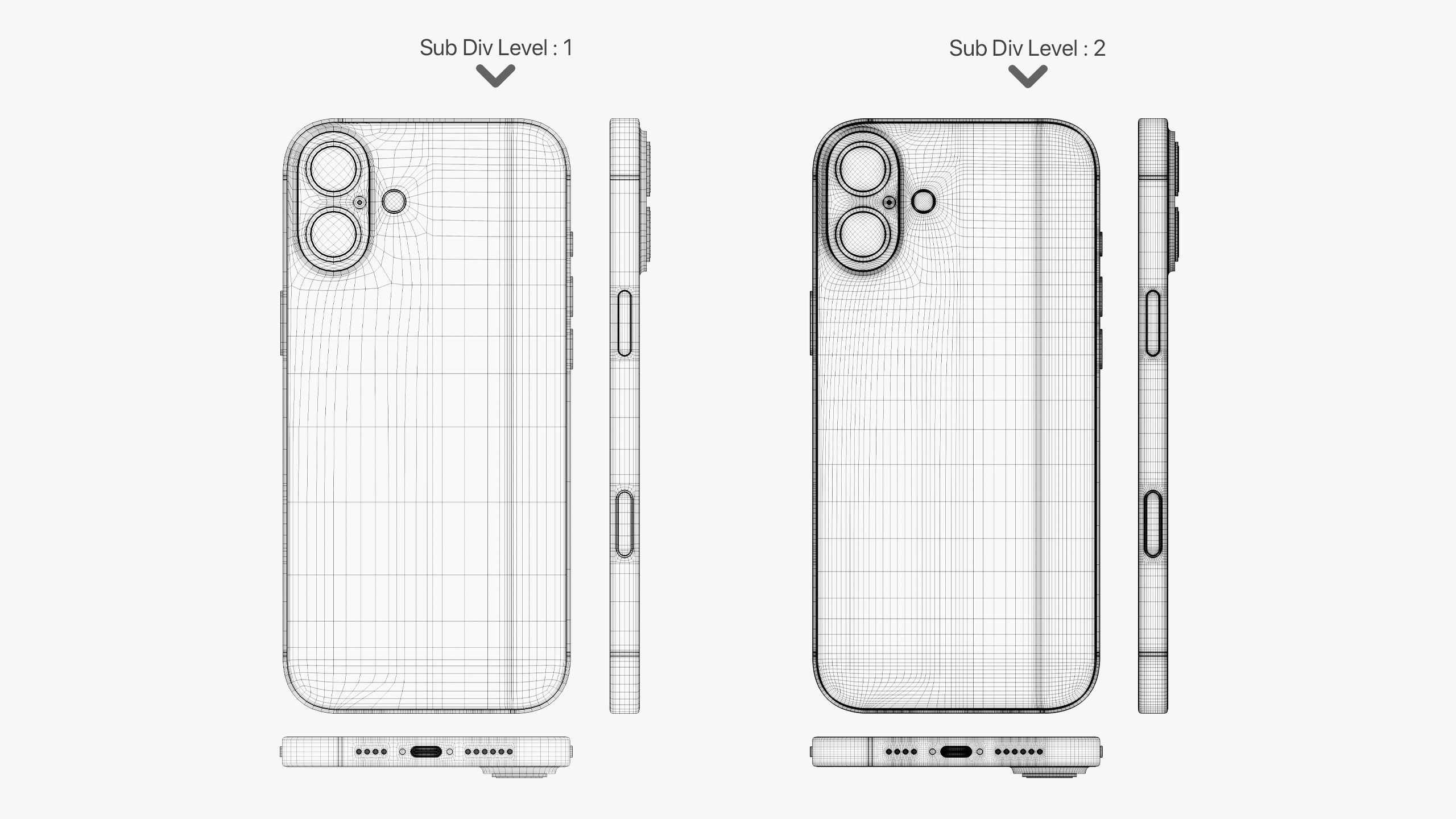 Apple iPhone 16 - 16 Plus Black Collection 3D model_39