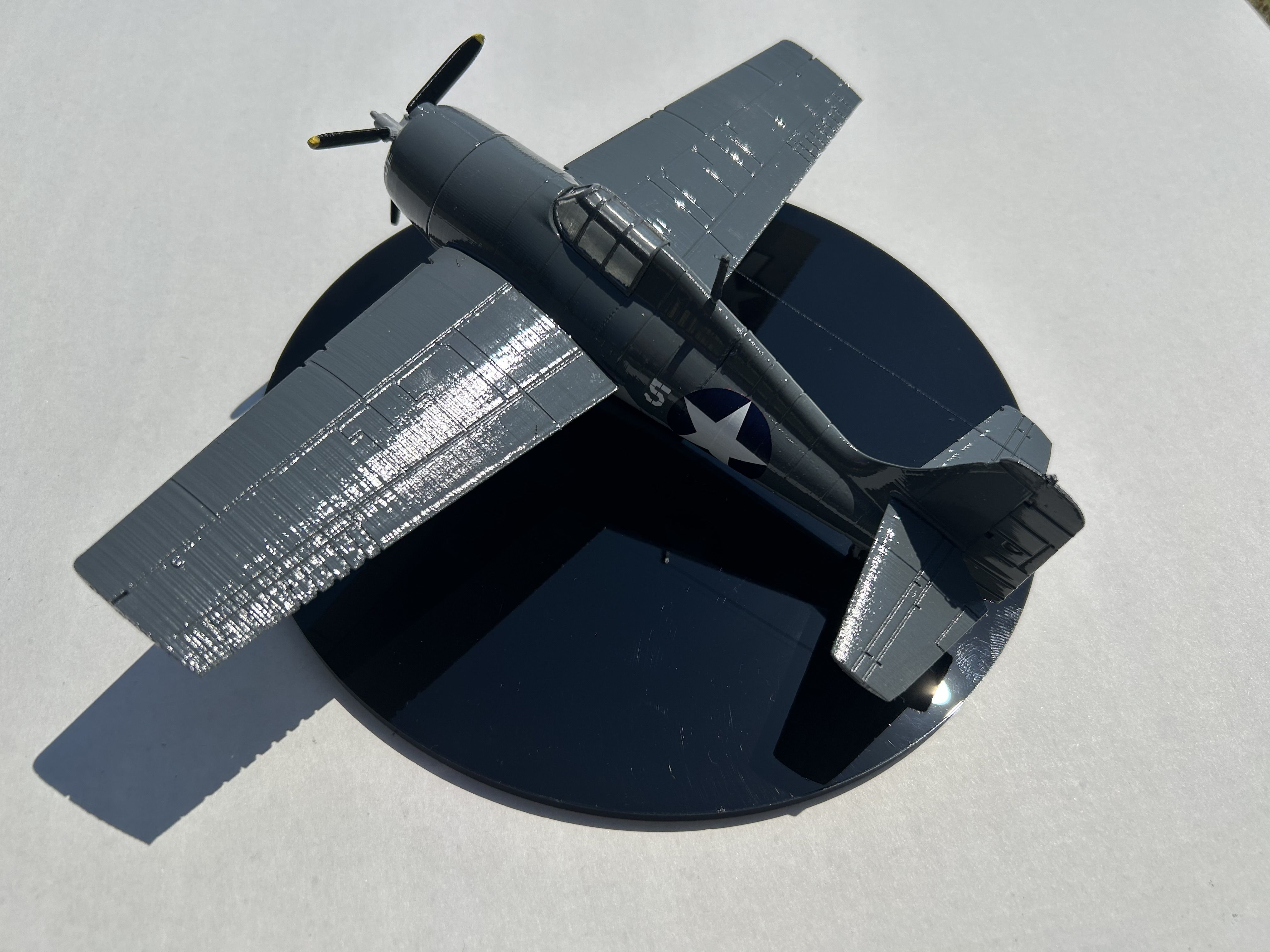 Grumman F4F-4 Wildcat 3D print model_5