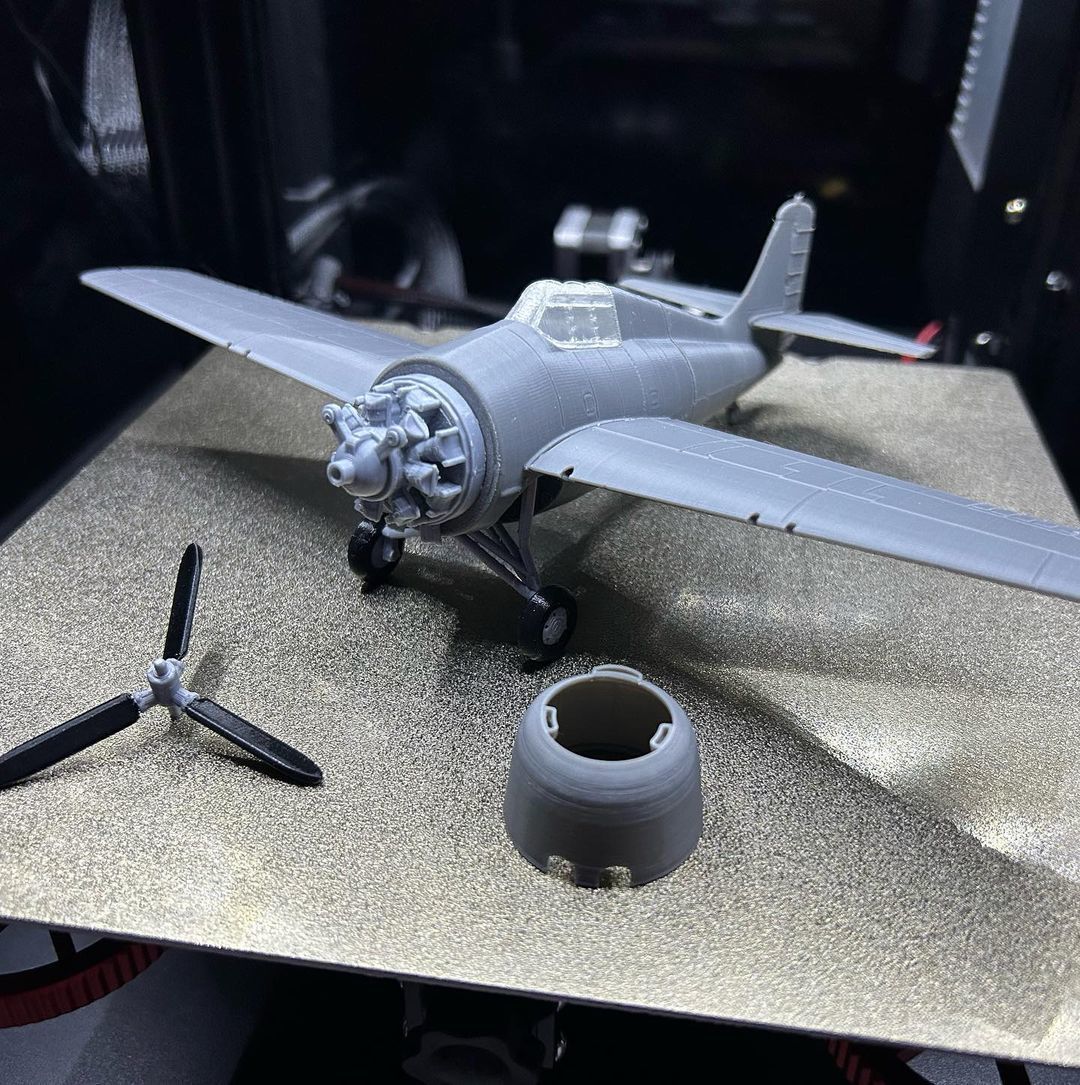 Grumman F4F-4 Wildcat 3D print model_13