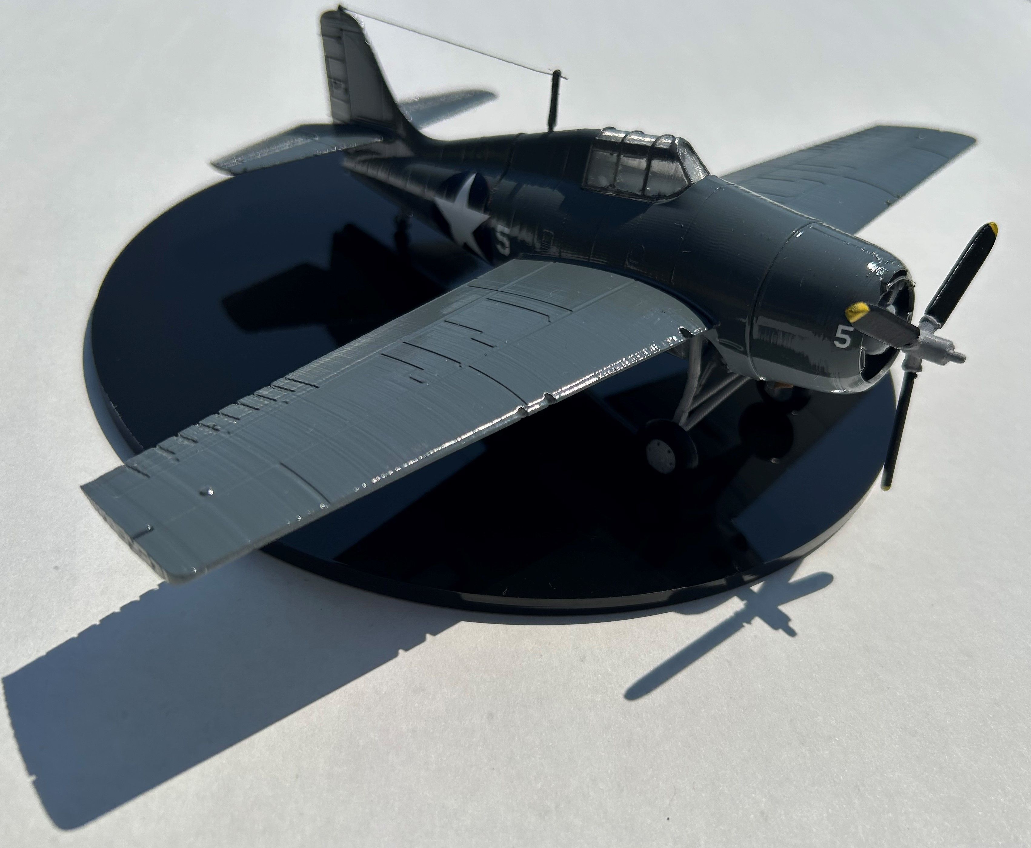 Grumman F4F-4 Wildcat 3D print model_6