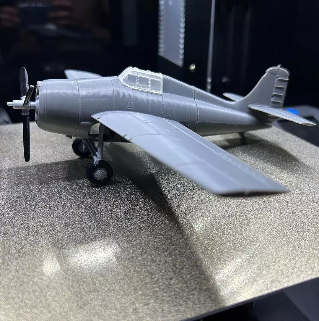 Grumman F4F-4 Wildcat 3D print model_0