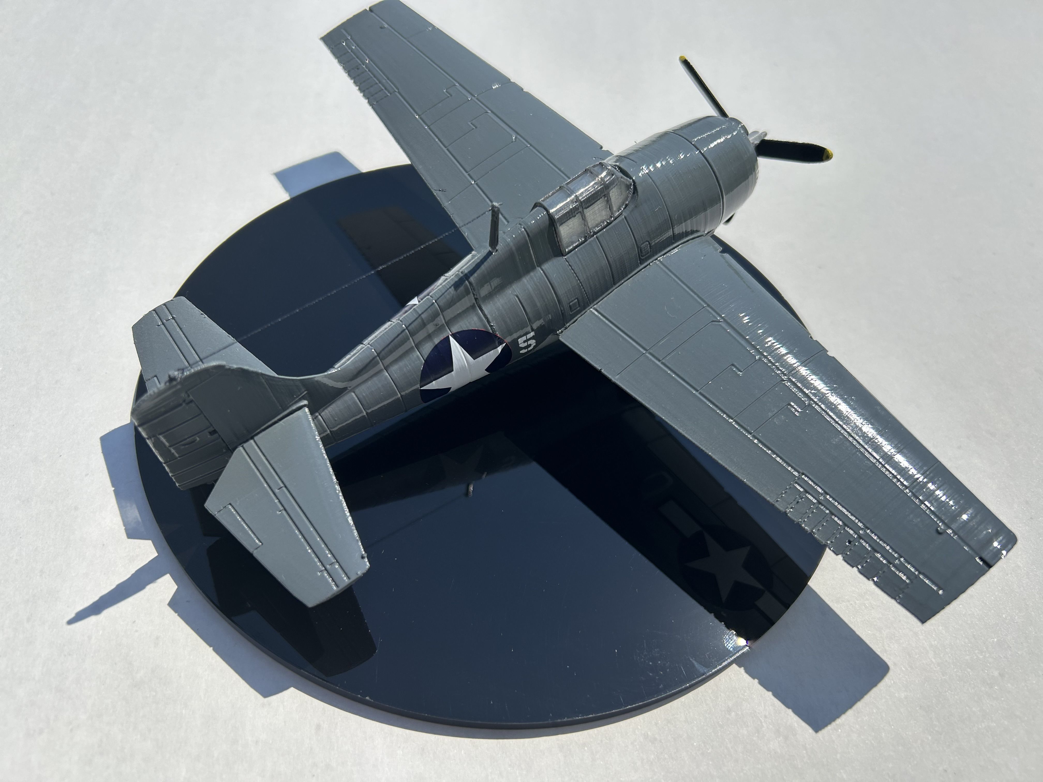 Grumman F4F-4 Wildcat 3D print model_4