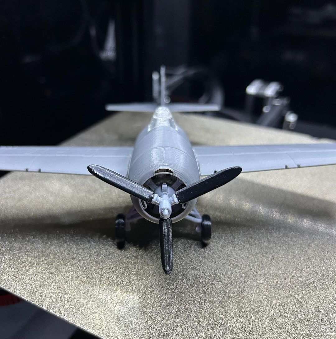 Grumman F4F-4 Wildcat 3D print model_1
