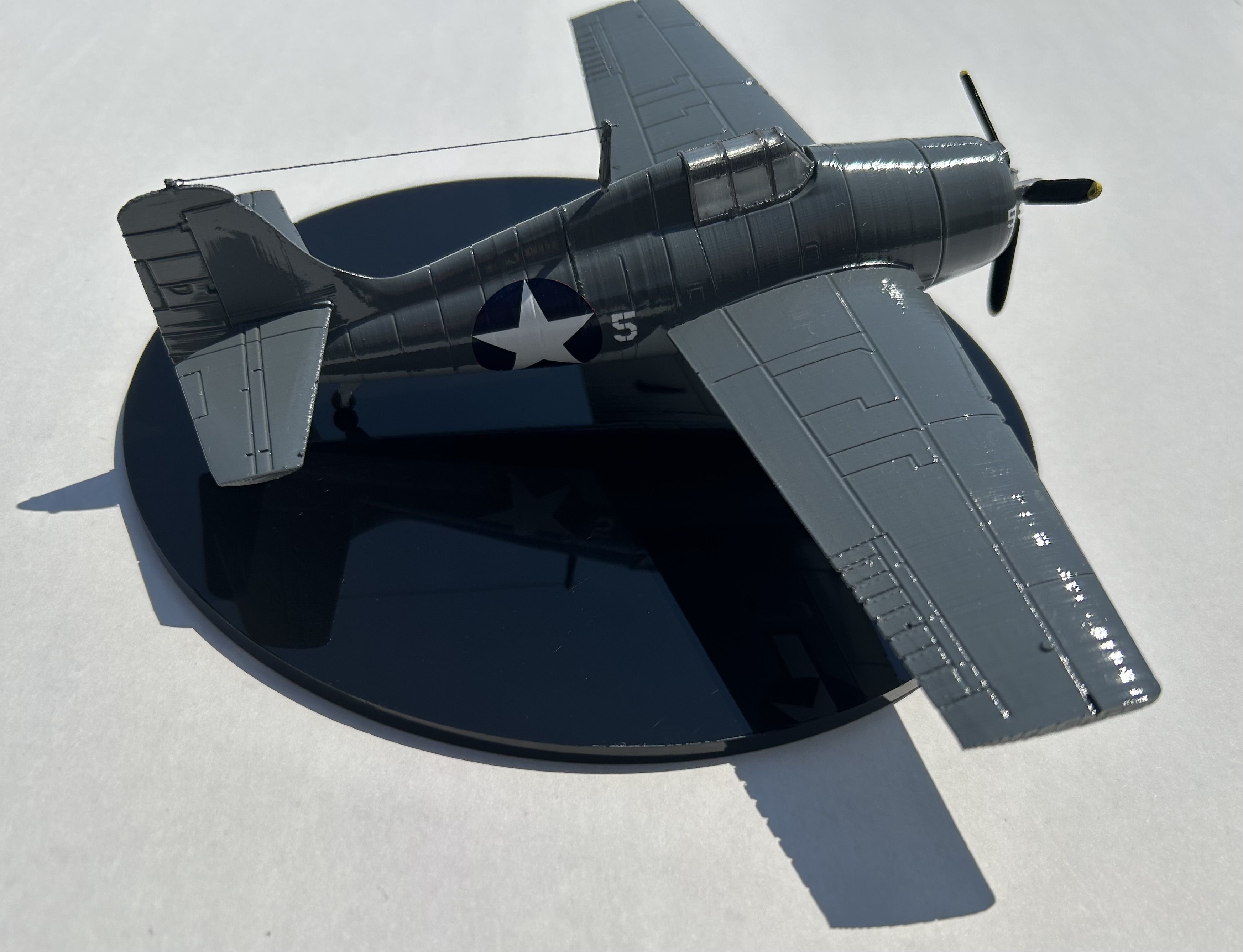 Grumman F4F-4 Wildcat 3D print model_10